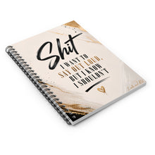 Load image into Gallery viewer, Unfiltered Thoughts Spiral Notebook - Ruled Line