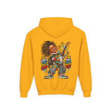 Load image into Gallery viewer, Small Kid Big Sound Kids Hoodie – Little Rockstar Music Graphic Youth Heavy Blend Hooded Sweatshirt