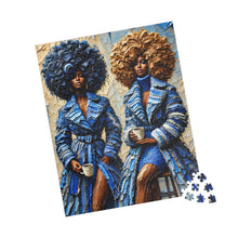 Load image into Gallery viewer, Couture & Coffee – Luxury Textured Art Puzzle (110, 252, 520, 1014-piece)