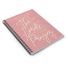 Load image into Gallery viewer, The Lords Prayer Spiral Notebook - Ruled Line