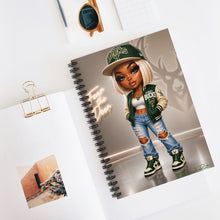Load image into Gallery viewer, Gameday Glam Spiral Notebook - Ruled Line