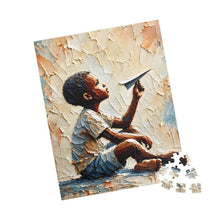 Load image into Gallery viewer, Dreams Take Flight – Inspirational Childhood Art Puzzle (110, 252, 520, 1014-piece)