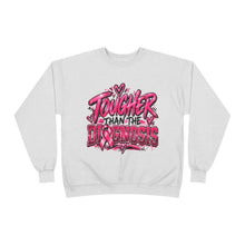 Load image into Gallery viewer, Tougher Than the Diagnosis Breast Cancer Awareness Unisex EcoSmart® Crewneck Sweatshirt