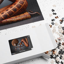 Load image into Gallery viewer, Sculpted in Gold – Afrocentric Bronze Art Puzzle (110, 252, 520, 1014-piece)