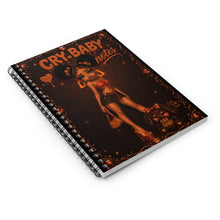 Load image into Gallery viewer, Boujee Brown Cry Baby Notes Spiral Notebook - Ruled Line