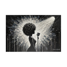 Load image into Gallery viewer, Her Moment to Shine – Black & White Soulful Music Art Puzzle (110, 252, 520, 1014-piece)
