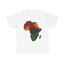 Load image into Gallery viewer, Juneteenth Africa Textured Paint Stroke T-Shirt | Pan African Art Shirt | Afrocentric Pride Tee | Black History Unisex Heavy Cotton Tee