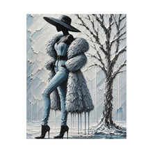 Load image into Gallery viewer, Frosted Elegance – Winter Fashion | Luxury Textured Art Puzzle (110, 252, 520, 1014-piece)