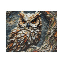 Load image into Gallery viewer, Midnight Guardian – Majestic Owl Jigsaw Puzzle (110, 252, 520, 1014-piece)
