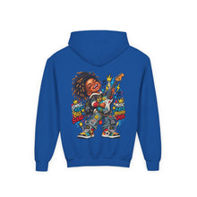 Load image into Gallery viewer, Small Kid Big Sound Kids Hoodie – Little Rockstar Music Graphic Youth Heavy Blend Hooded Sweatshirt