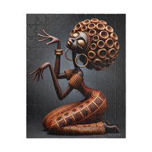 Load image into Gallery viewer, Sculpted in Gold – Afrocentric Bronze Art Puzzle (110, 252, 520, 1014-piece)