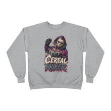 Load image into Gallery viewer, Cereal Killer Halloween Sweatshirt | Masked Horror Graphic Unisex EcoSmart® Crewneck Sweatshirt