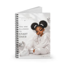 Load image into Gallery viewer, Crystal Ice Emotional Support Spiral Notebook - Ruled Line