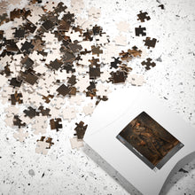 Load image into Gallery viewer, The Wandering Storyteller – Rustic Old World Traveler Puzzle (110, 252, 520, 1014-piece)