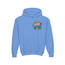Load image into Gallery viewer, Good Vibes Youth Heavy Blend Hooded Sweatshirt