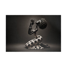 Load image into Gallery viewer, Grace in Stillness – Elegant Black & White Inspirational Art Puzzle (110, 252, 520, 1014-piece)