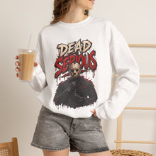Load image into Gallery viewer, Dead Serious Halloween Sweatshirt | Masked Horror Streetwear Unisex Heavy Blend™ Crewneck Sweatshirt