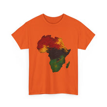 Load image into Gallery viewer, Juneteenth Africa Textured Paint Stroke T-Shirt | Pan African Art Shirt | Afrocentric Pride Tee | Black History Unisex Heavy Cotton Tee