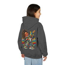 Load image into Gallery viewer, Small Kid Big Sound Kids Hoodie – Little Rockstar Music Graphic Youth Heavy Blend Hooded Sweatshirt