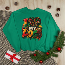 Load image into Gallery viewer, I Love My Locs Unisex EcoSmart® Crewneck Sweatshirt