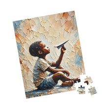 Load image into Gallery viewer, Dreams Take Flight – Inspirational Childhood Art Puzzle (110, 252, 520, 1014-piece)