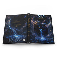 Load image into Gallery viewer, Between Stars and Water ( Aquarius) Hardcover Journal Matte