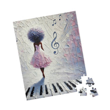 Load image into Gallery viewer, Melody of Dreams – Little Girl & Piano Jigsaw Puzzle (110, 252, 520, 1014-piece)