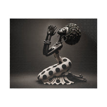 Load image into Gallery viewer, Grace in Stillness – Elegant Black & White Inspirational Art Puzzle (110, 252, 520, 1014-piece)