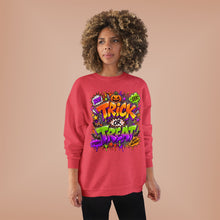 Load image into Gallery viewer, Halloween Trick or Treat Crewneck Sweatshirt