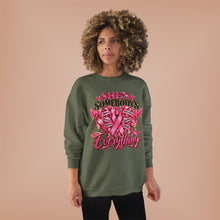 Load image into Gallery viewer, She’s Somebody’s Everything Breast Cancer Awareness | Pink Ribbon Family Support Unisex EcoSmart® Crewneck Sweatshirt