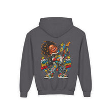 Load image into Gallery viewer, Small Kid Big Sound Kids Hoodie – Little Rockstar Music Graphic Youth Heavy Blend Hooded Sweatshirt