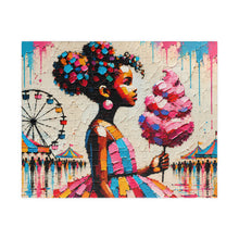 Load image into Gallery viewer, Cotton Candy Dreams – Carnival Colorful Textured Art Puzzle (110, 252, 520, 1014-piece)