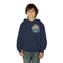 Load image into Gallery viewer, Good Vibes Youth Heavy Blend Hooded Sweatshirt