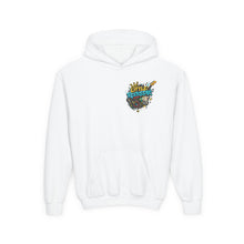 Load image into Gallery viewer, Small Kid Big Sound Kids Hoodie – Little Rockstar Music Graphic Youth Heavy Blend Hooded Sweatshirt