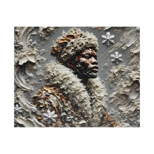 Load image into Gallery viewer, Strength Through the Storm – A Textured Black Art Puzzle (110, 252, 520, 1014-piece)