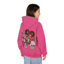 Load image into Gallery viewer, Smart Girls Change the World Youth Heavy Blend Hooded Sweatshirt