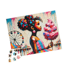 Load image into Gallery viewer, Cotton Candy Dreams – Carnival Colorful Textured Art Puzzle (110, 252, 520, 1014-piece)
