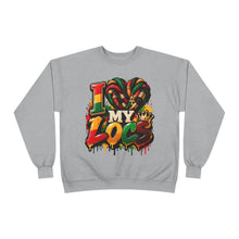 Load image into Gallery viewer, I Love My Locs Unisex EcoSmart® Crewneck Sweatshirt