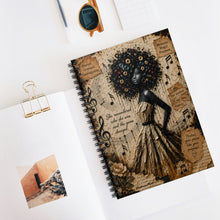 Load image into Gallery viewer, Melanin Magic Spiral Notebook - Ruled Line