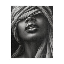 Load image into Gallery viewer, Silver Silence – Black & White Metallic Art Puzzle (110, 252, 520, 1014-piece)