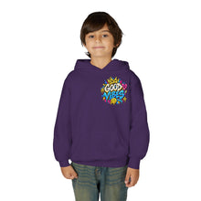 Load image into Gallery viewer, Good Vibes Youth Heavy Blend Hooded Sweatshirt