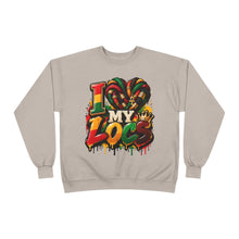 Load image into Gallery viewer, I Love My Locs Unisex EcoSmart® Crewneck Sweatshirt