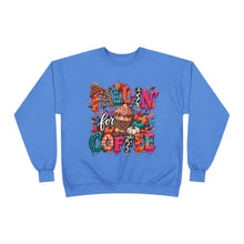 Load image into Gallery viewer, Fall-In’ for Coffee Unisex EcoSmart® Crewneck Sweatshirt