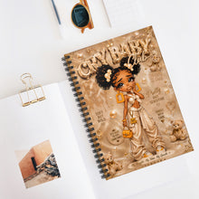 Load image into Gallery viewer, Caramel Cream Cry Baby Spiral Notebook (I) - Ruled Line