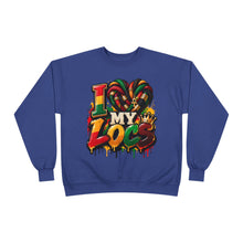 Load image into Gallery viewer, I Love My Locs Unisex EcoSmart® Crewneck Sweatshirt