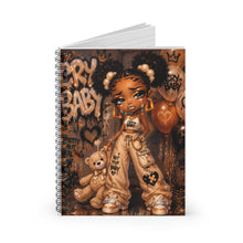 Load image into Gallery viewer, Cream Cry Baby Spiral Notebook (II) - Ruled Line
