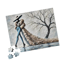 Load image into Gallery viewer, Winter's Runway – Textured High-Fashion ArtPuzzle (110, 252, 520, 1014-piece)
