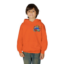 Load image into Gallery viewer, Small Dude Big Plans Boys Basketball Hoodie | Motivational Kids Graphic Youth Heavy Blend Hooded Sweatshirt