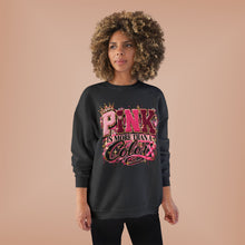 Load image into Gallery viewer, Pink Is More Than a Color Breast Cancer Awareness Unisex EcoSmart® Crewneck Sweatshirt
