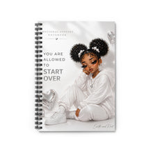 Load image into Gallery viewer, Crystal Ice Emotional Support Spiral Notebook - Ruled Line
